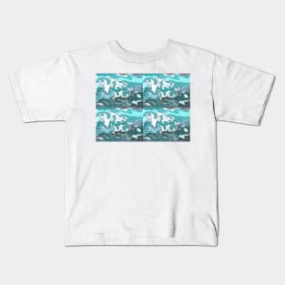 Splash patterns Kids T-Shirt